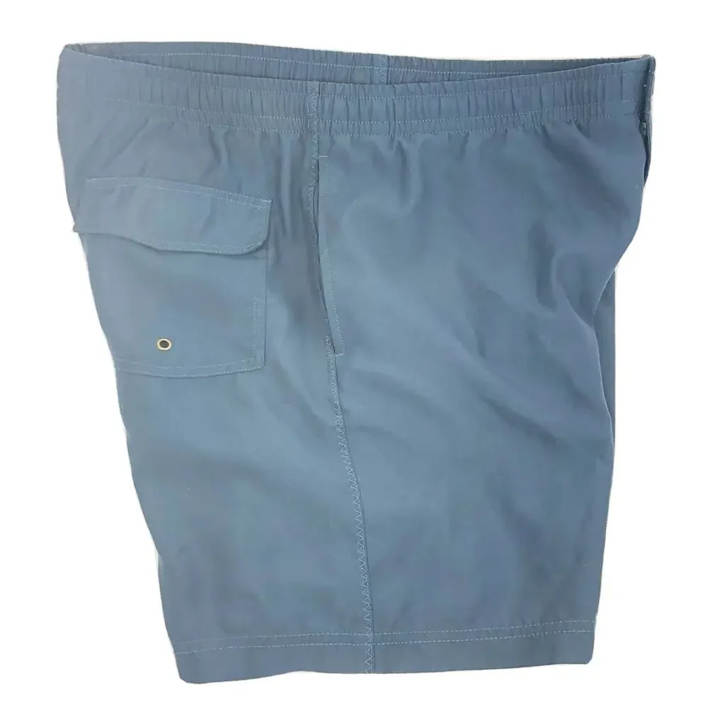 DUKE KAHANAMOKU Shorts Swim Suit Trunks Mens SZ Small Blue